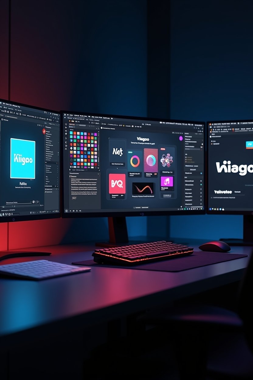 Flux_Dev_A_creative_digital_studio_setup_with_logo_creation_ty_2