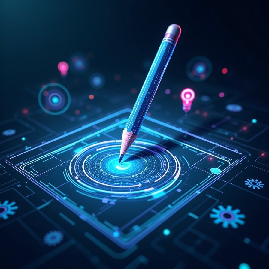 Flux_Dev_An_artistic_digital_scene_showing_a_3Dstyle_pencil_dr_1